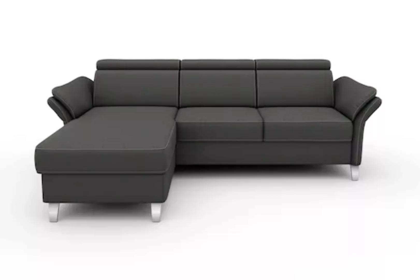 sit&more Ecksofa »Vincenzo L-Form«, inklusive Kopfteilverstellung, wahlweis günstig online kaufen