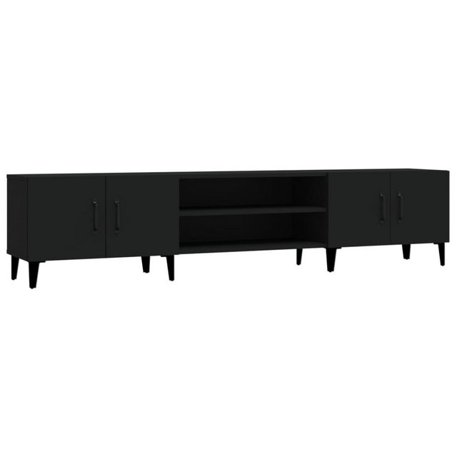 vidaXL Schrankmodule TV-Schrank Schwarz 180x31,5x40 cm Holzwerkstoff günstig online kaufen