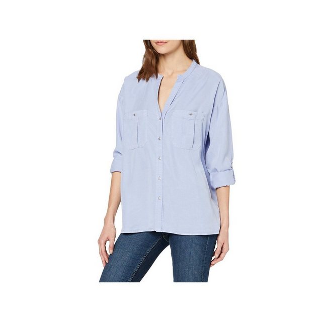 OPUS Blusenshirt blau lässig geschnitten (1-tlg) günstig online kaufen