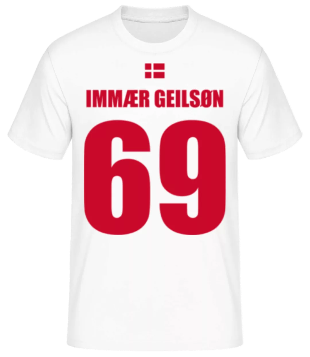 Dänemark Fußball Trikot Immær Geilsøn · Männer Basic T-Shirt günstig online kaufen