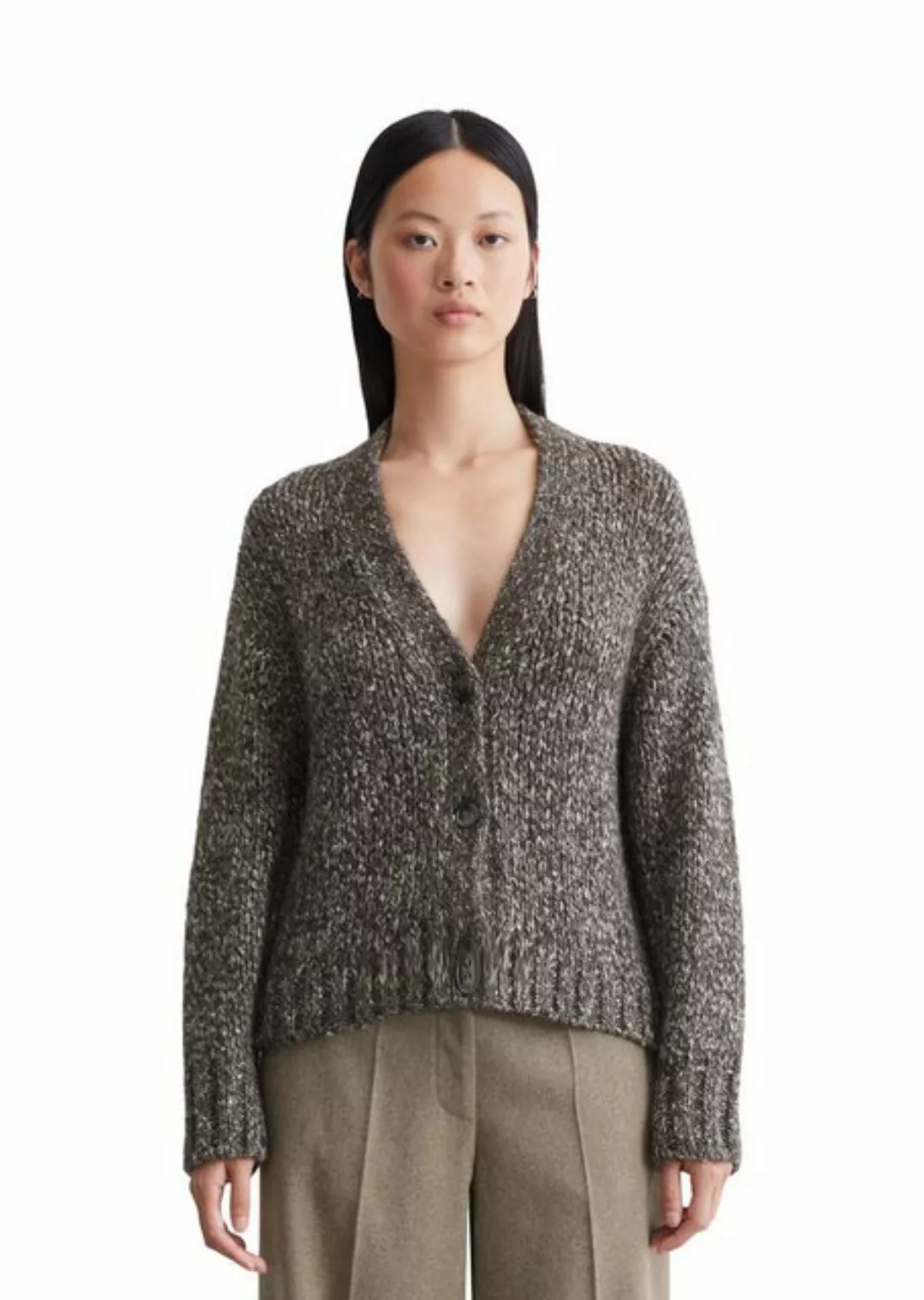 Marc O'Polo Strickjacke Strickjacke MARC O´POLO beige meliert günstig online kaufen