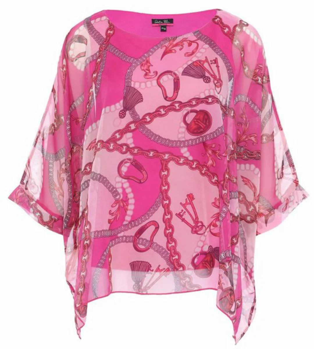 Sebastian Böhm fashion art Blusenshirt Druckbluse mit Kettendruck günstig online kaufen