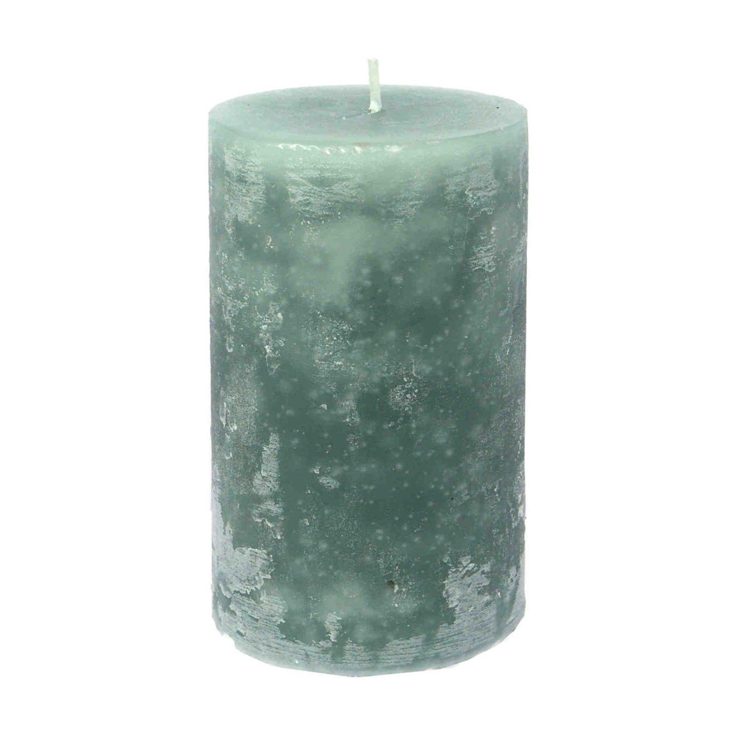 B&S Stumpenkerze Kerze durchgefärbt mint 12 günstig online kaufen