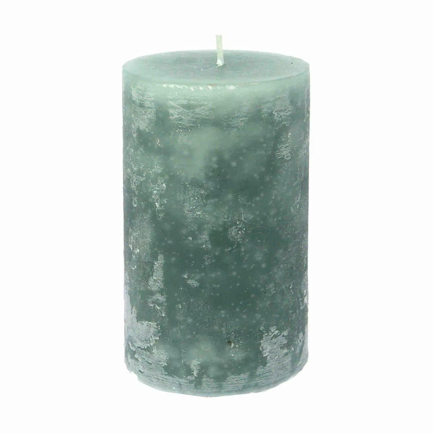 B&S Stumpenkerze Kerze durchgefärbt mint 12 günstig online kaufen