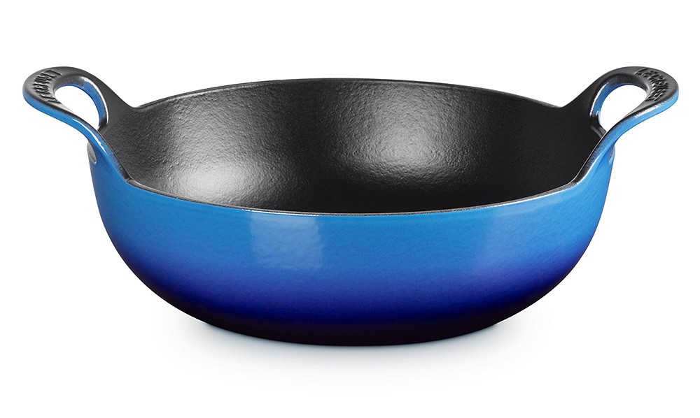 Le Creuset Balti Dish Schmorbräter Gusseisen Azure Blau 24cm günstig online kaufen