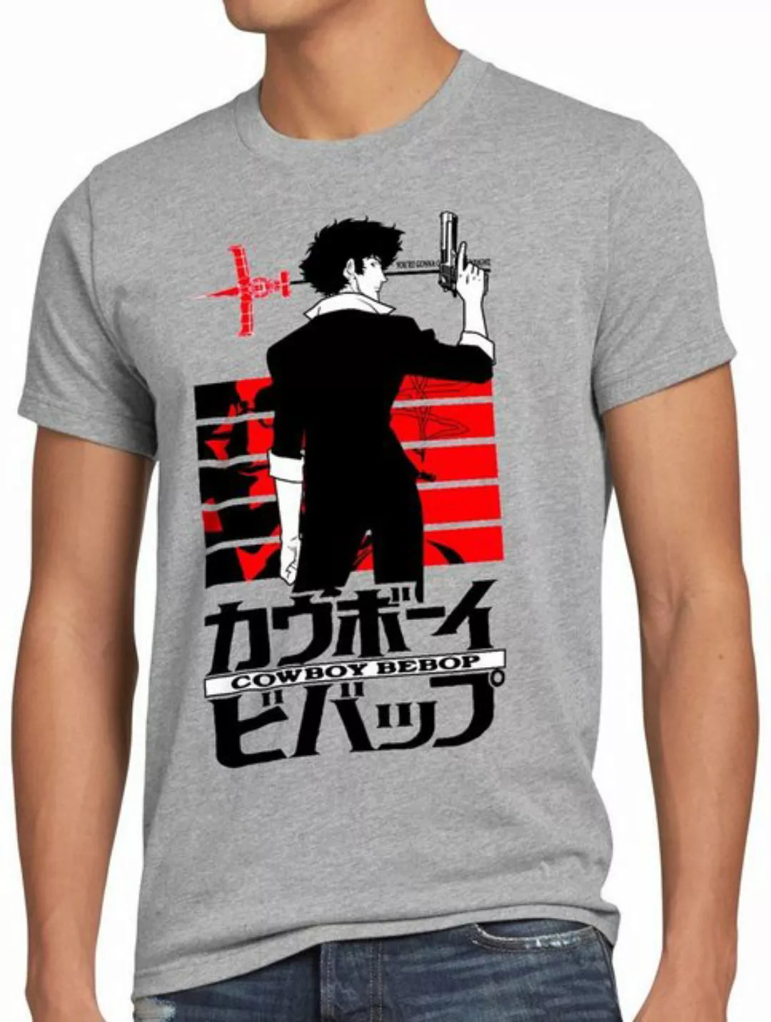style3 Print-Shirt Herren T-Shirt The Cowboy swordfish anime manga günstig online kaufen