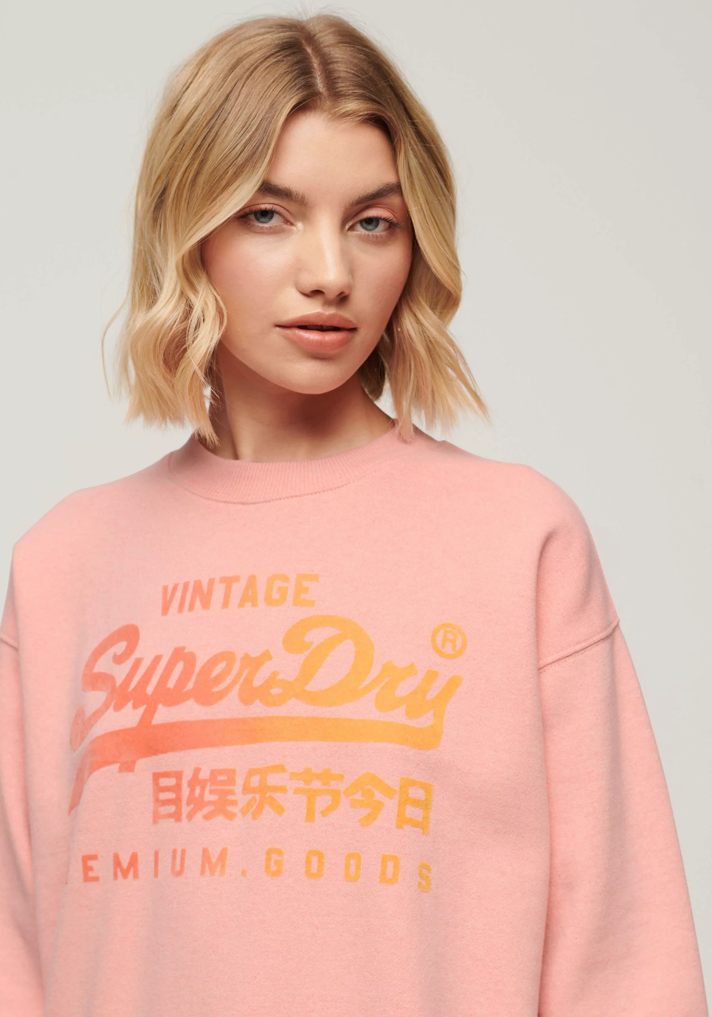 Superdry Sweatshirt TONAL VL LOOSE SWEATSHIRT günstig online kaufen