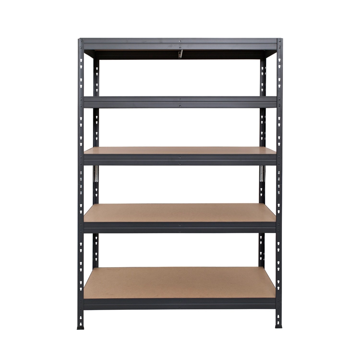 Ar Shelving Rivet Schwerlastregal 180 x 120 x 45 cm 5 Böden Anthrazit FSC® günstig online kaufen