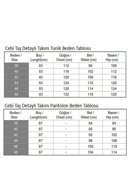 MODAMİHRAM Hosenanzug KleiderTasche Stein Detail Anzug günstig online kaufen