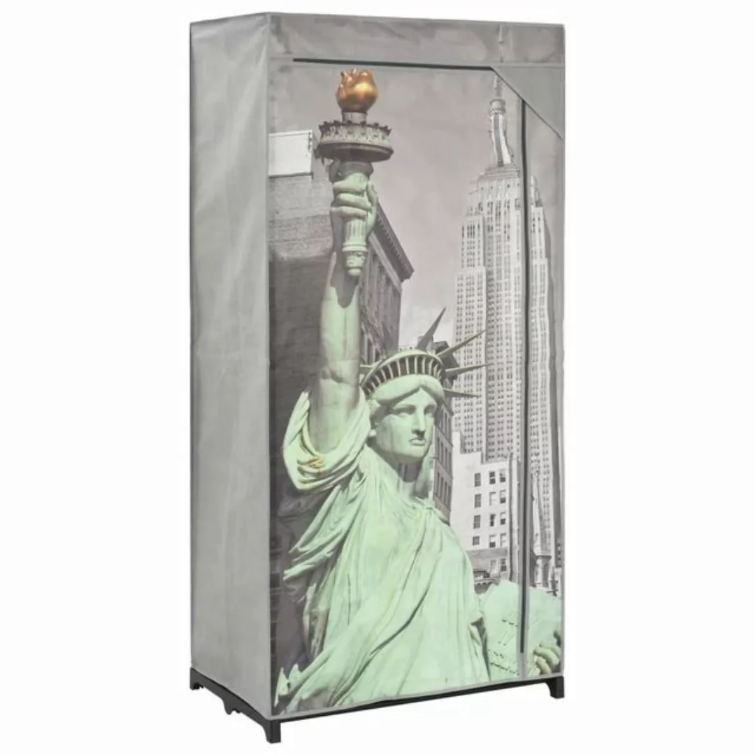 furnicato Kleiderschrank 75×45×160 cm New York Stoff günstig online kaufen