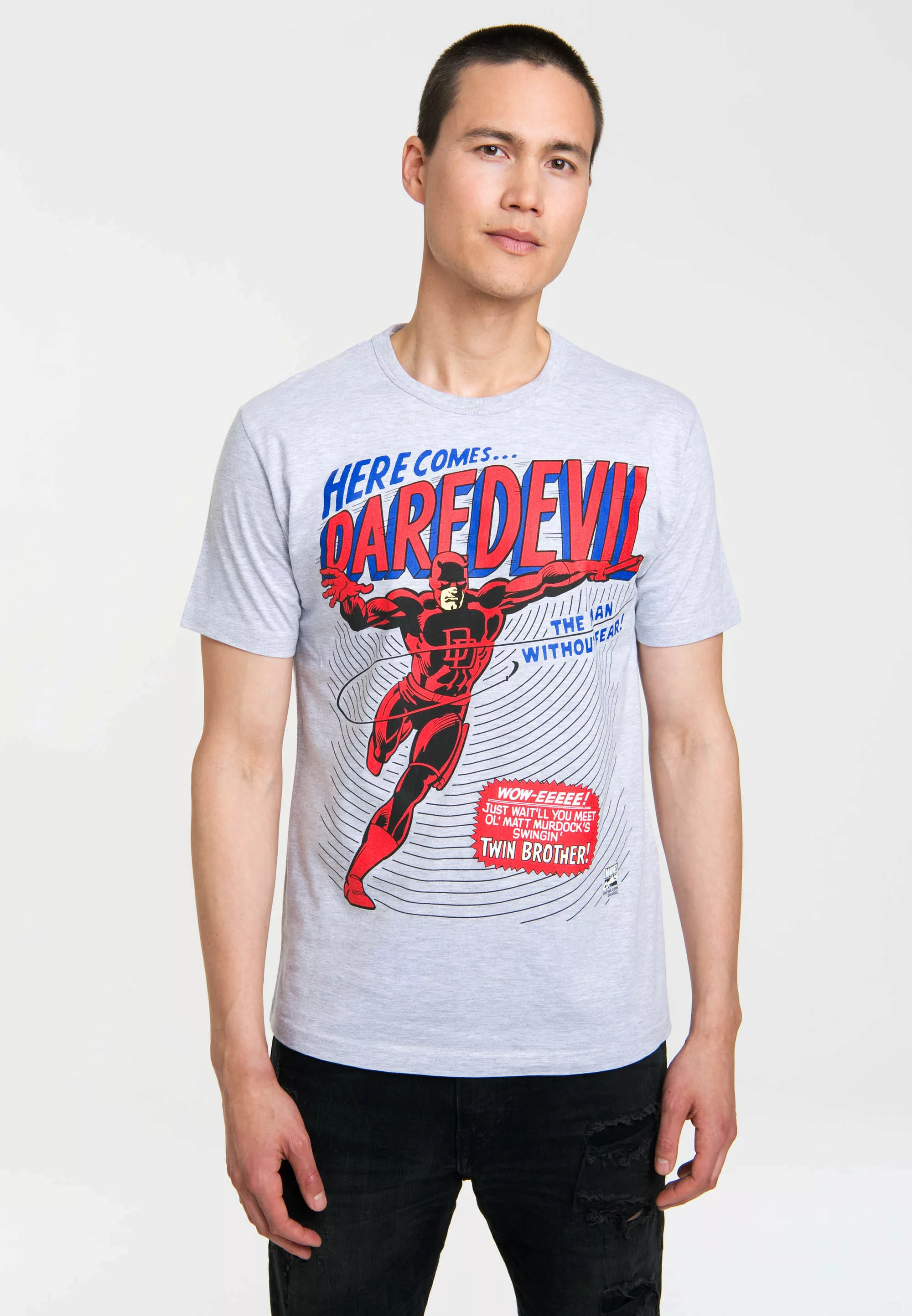 LOGOSHIRT T-Shirt "Daredevil", mit coolem Frontdruck günstig online kaufen