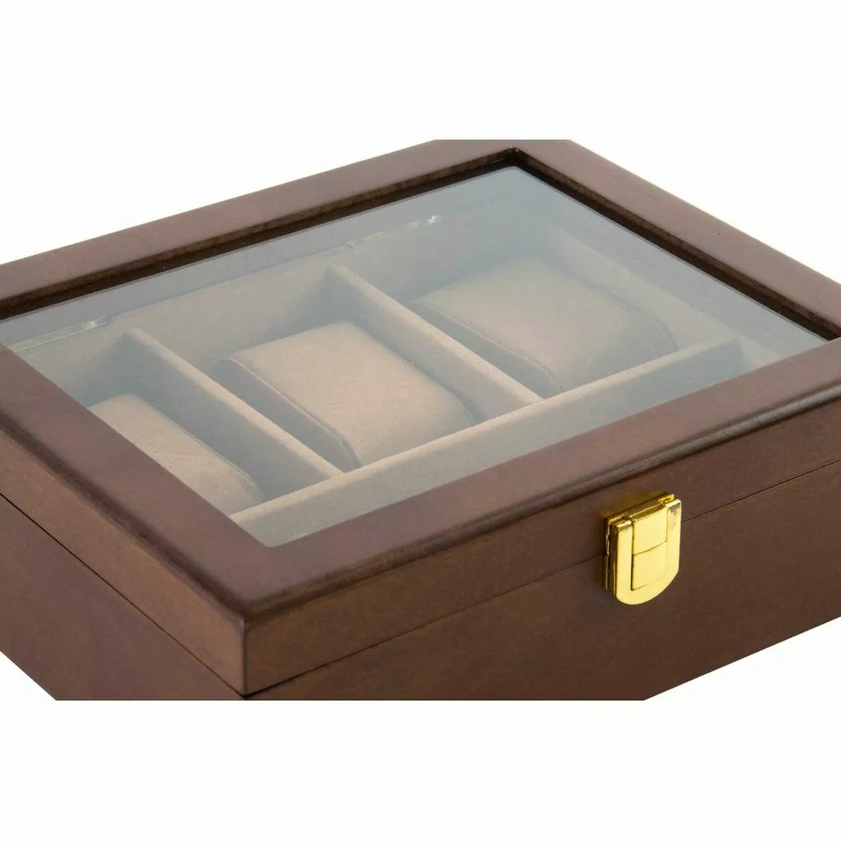 Box-schmuckkästchen Dkd Home Decor Samt Kristall Holz Mdf (21 X 18 X 8 Cm) günstig online kaufen