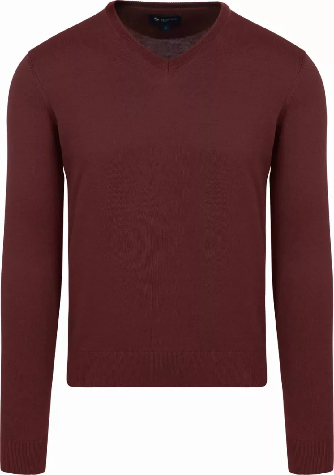 Suitable Respect Baumwolle Vinir Pullover Bordeaux - Größe XXL günstig online kaufen