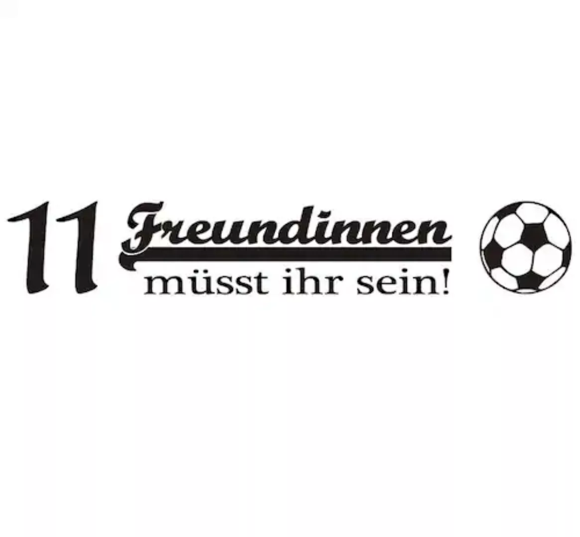 Wall-Art Wandtattoo "Fußball 11 Freundinnen", (1 St.) günstig online kaufen