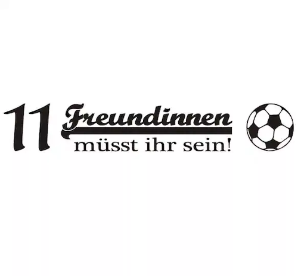 Wall-Art Wandtattoo "Fußball 11 Freundinnen", (1 St.), selbstklebend, entfe günstig online kaufen