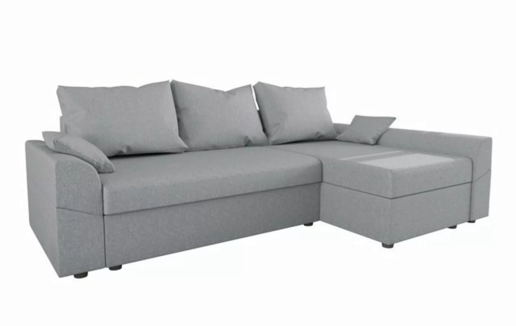 Stylefy Ecksofa Aurora, L-Form, Eckcouch, Sofa, Sitzkomfort, mit Bettfunkti günstig online kaufen