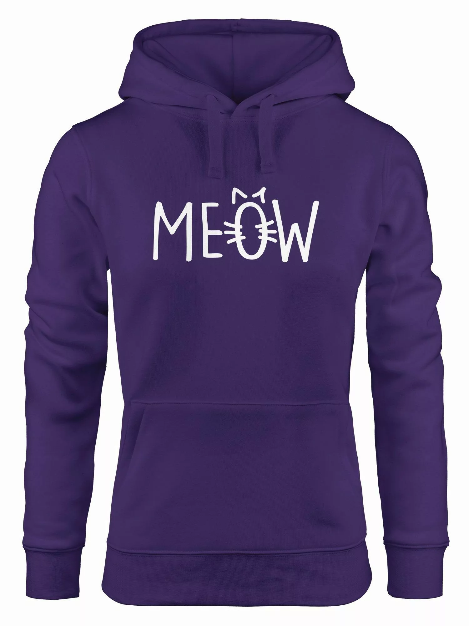 MoonWorks Hoodie Hoodie Damen Katze Meow günstig online kaufen