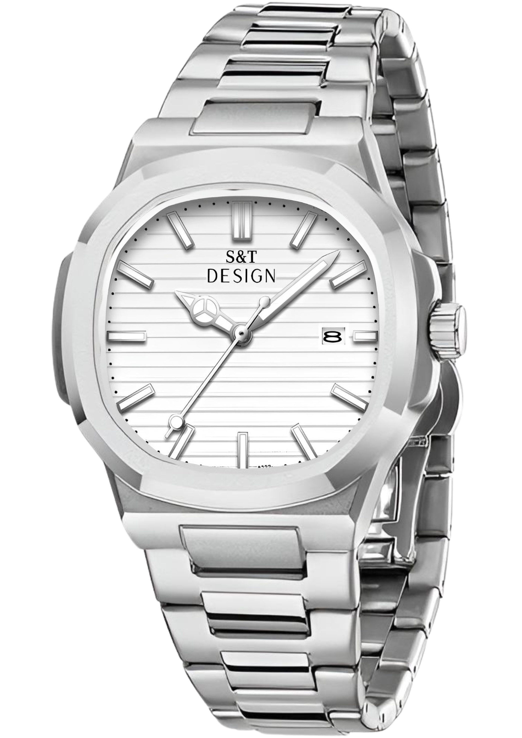 S&T Design Quarzuhr Herren Uhr Edelstahl günstig online kaufen