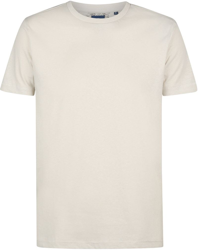 Petrol T-Shirt Viewcrest Melange Ecru - Größe XXL günstig online kaufen
