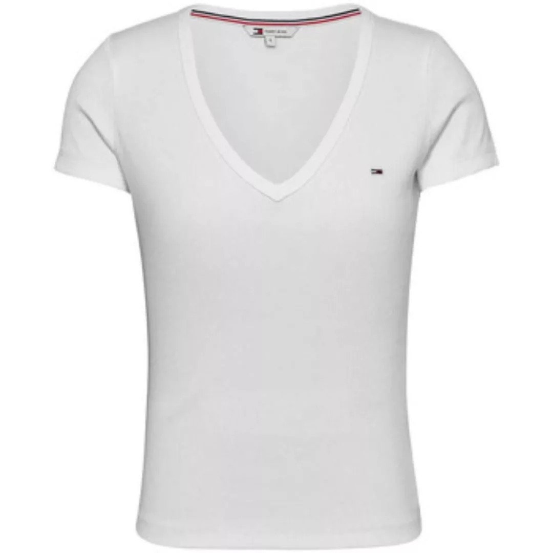 Tommy Jeans  T-Shirt stretch côtelé günstig online kaufen