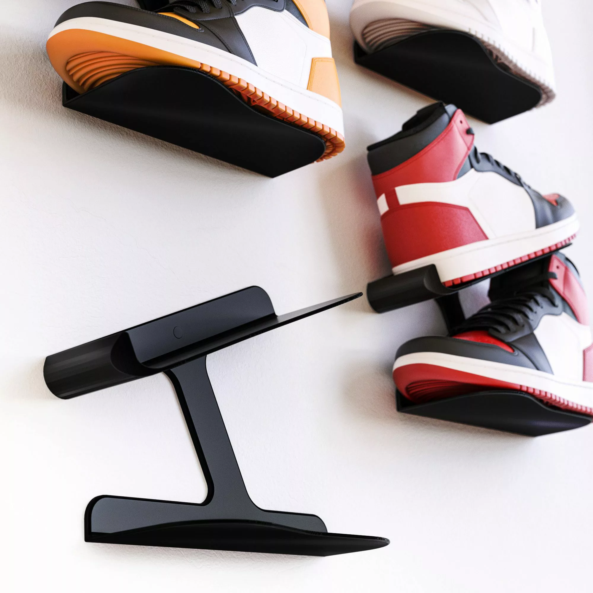 Mobilefox Schuhregal Sneaker Wandhalterung Schuh Regal günstig online kaufen