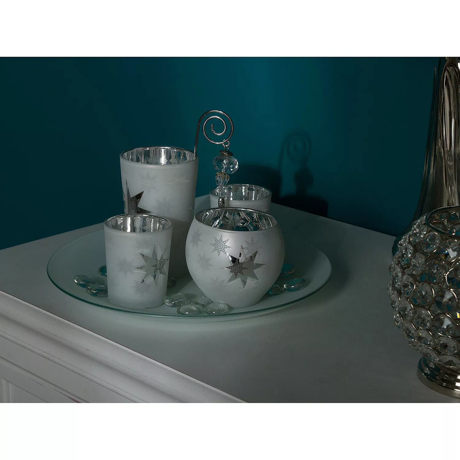 Myflair Möbel & Accessoires Teelichthalter »Solmas, Weihnachtsdeko«, (Set, günstig online kaufen