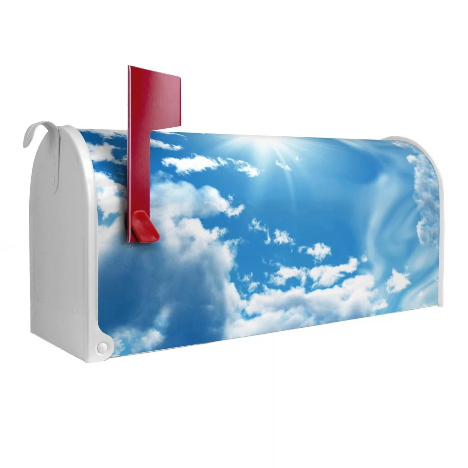 Banjado Amerikanischer Briefkasten Weiß 48x22x16cm US Mailbox Letterbox Pos günstig online kaufen