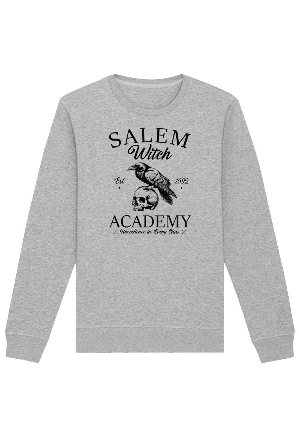 F4NT4STIC Sweatshirt "Halloween University Salem witch crow skull", Premium günstig online kaufen