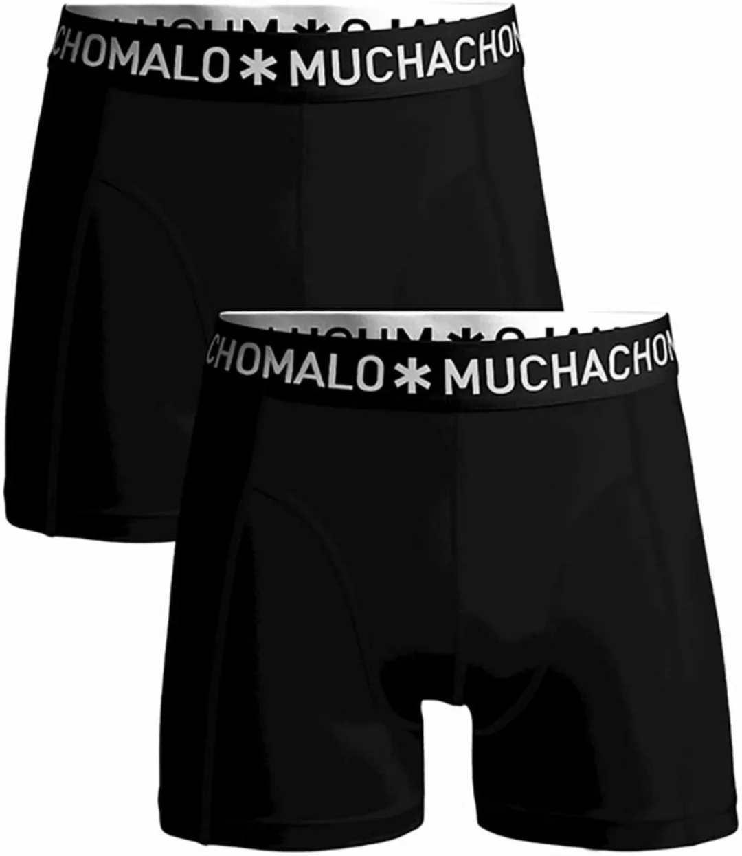 Muchachomalo Boxershorts 2er-Pack Schwarz - Größe S günstig online kaufen