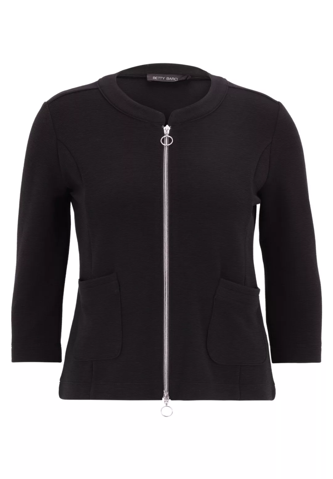 Betty Barclay Sweatjacke "Betty Barclay Sweatjacke mit aufgesetzten Taschen günstig online kaufen