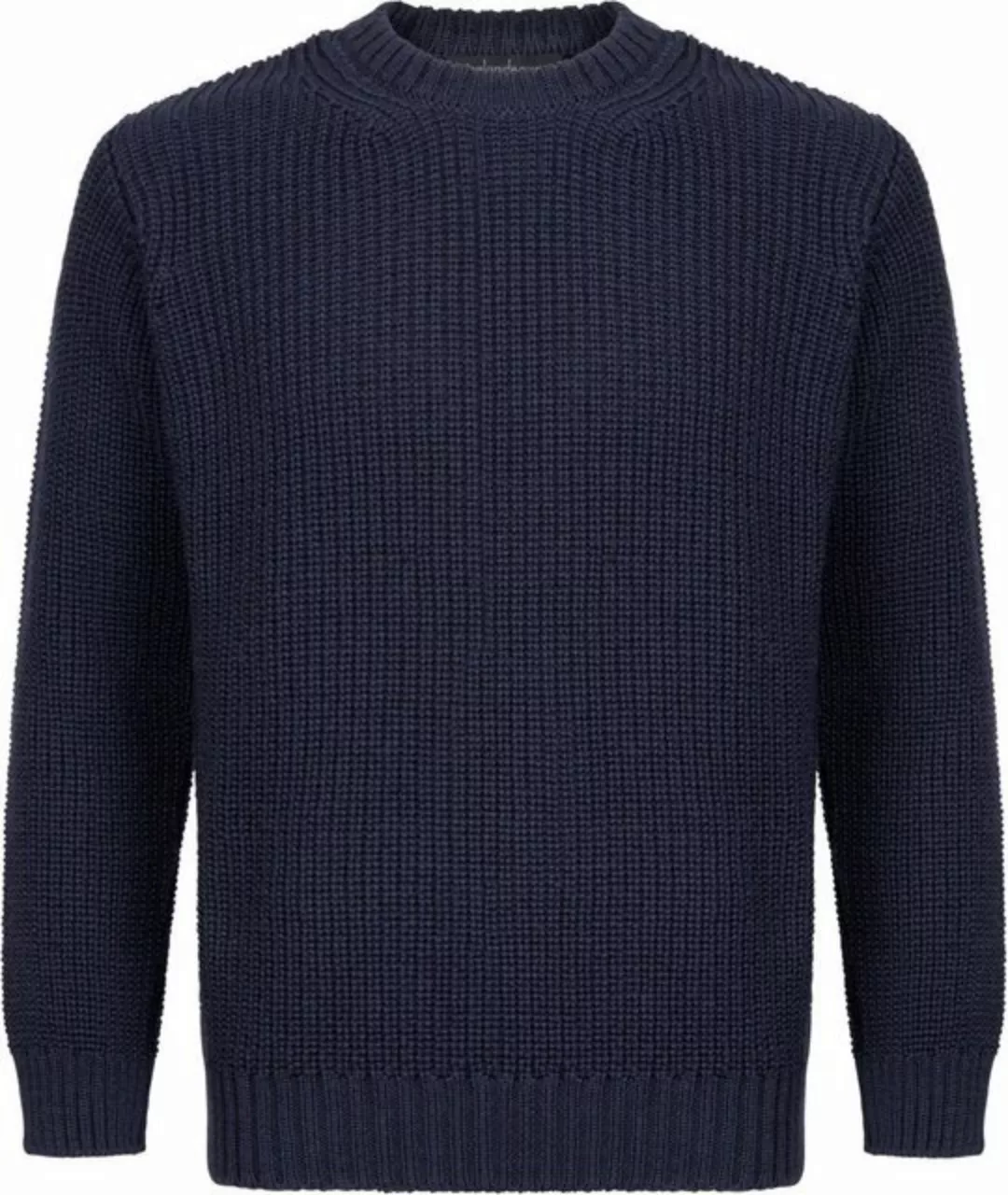 Irelandseye Wollpullover Crosshaven Ribbed Crew Neck Sweater Men günstig online kaufen