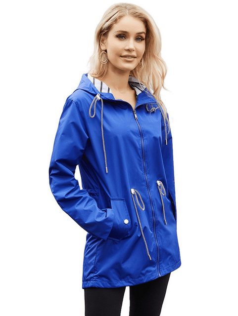 Nebelmeer Funktionsjacke Langärmelige mittellange Trenchcoat für Frauen mit günstig online kaufen