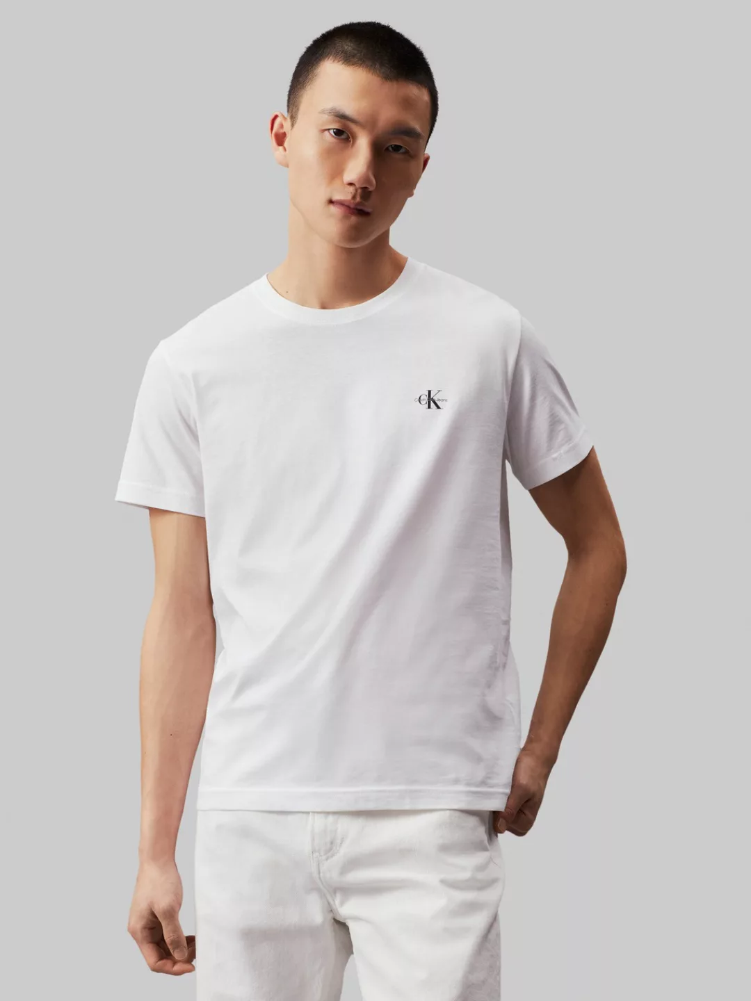 Calvin Klein Jeans T-Shirt "2 PACK MONOLOGO", mit kleinem Logodruck auf der günstig online kaufen