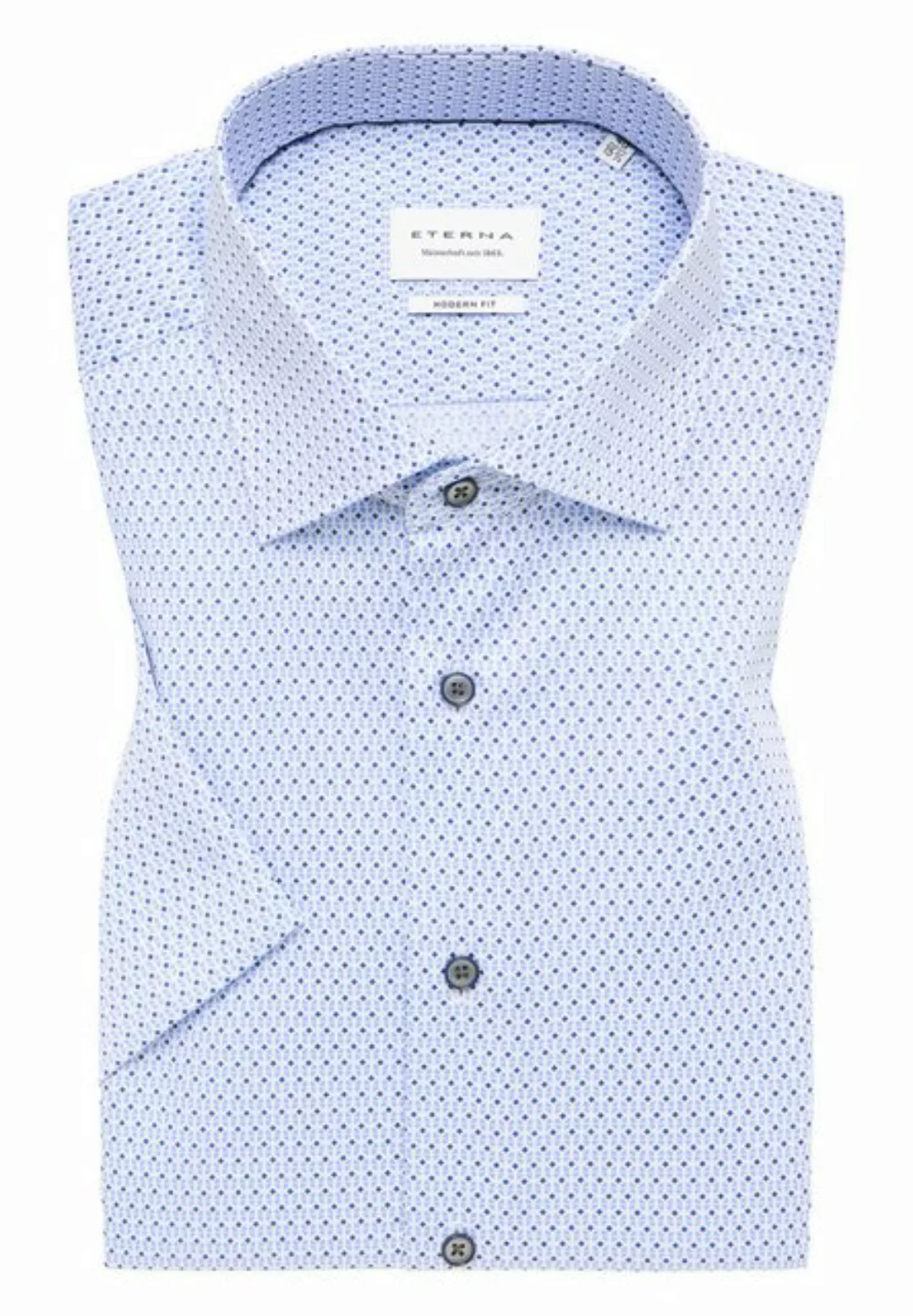 Eterna Blusenshirt Hemd 4163 C18K, mittelblau günstig online kaufen