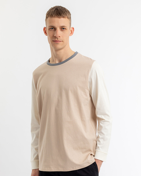Basic Langarm T-shirt Aus Bio-baumwolle günstig online kaufen