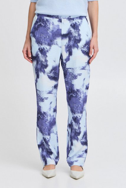 b.young Loungehose BYIBINE CROPPED lässige Hose in Batik-Optik günstig online kaufen