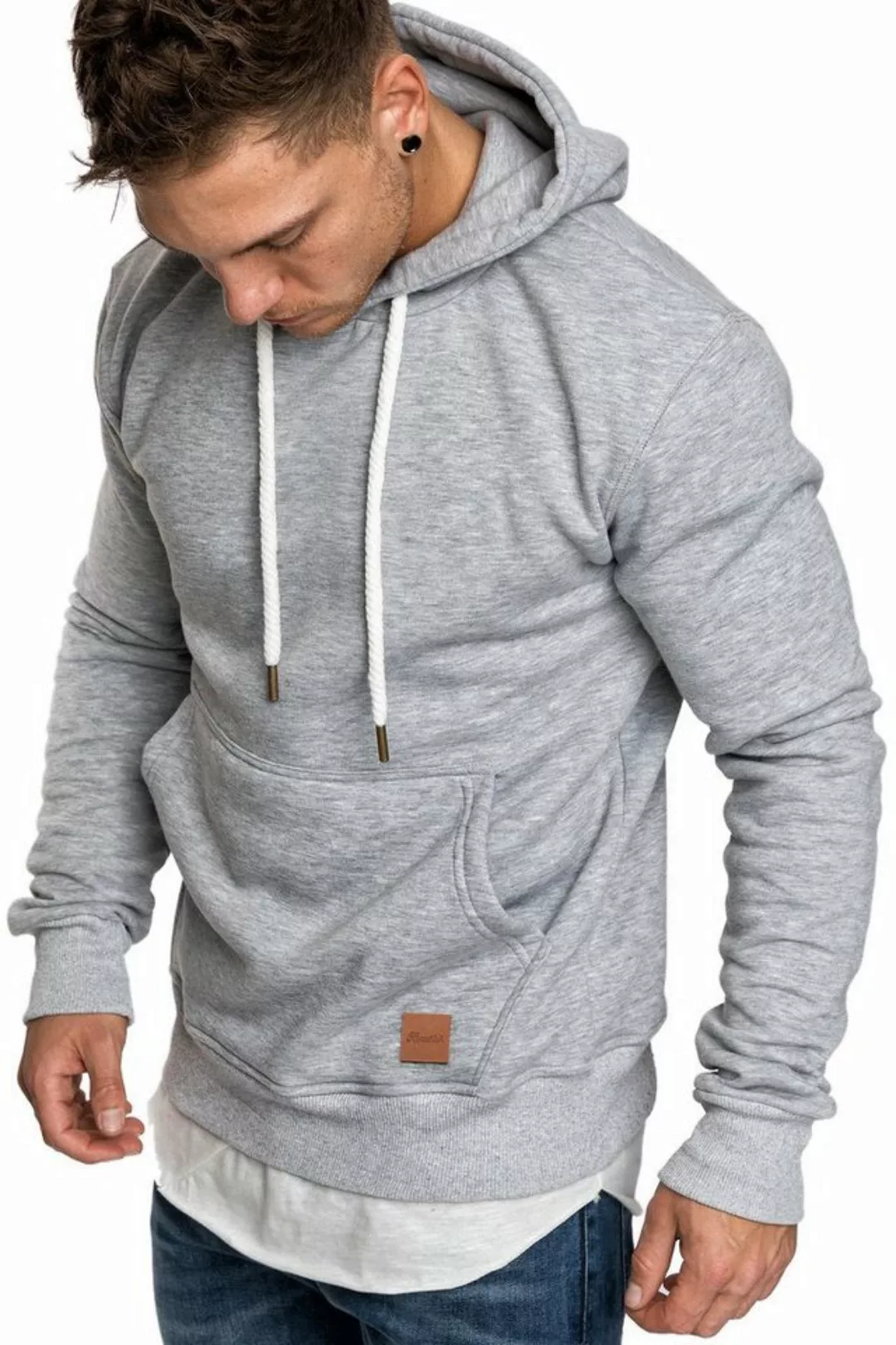 REPUBLIX Sweatshirt GRIFFIN Herren Basic Kapuzenpullover Hoodie günstig online kaufen