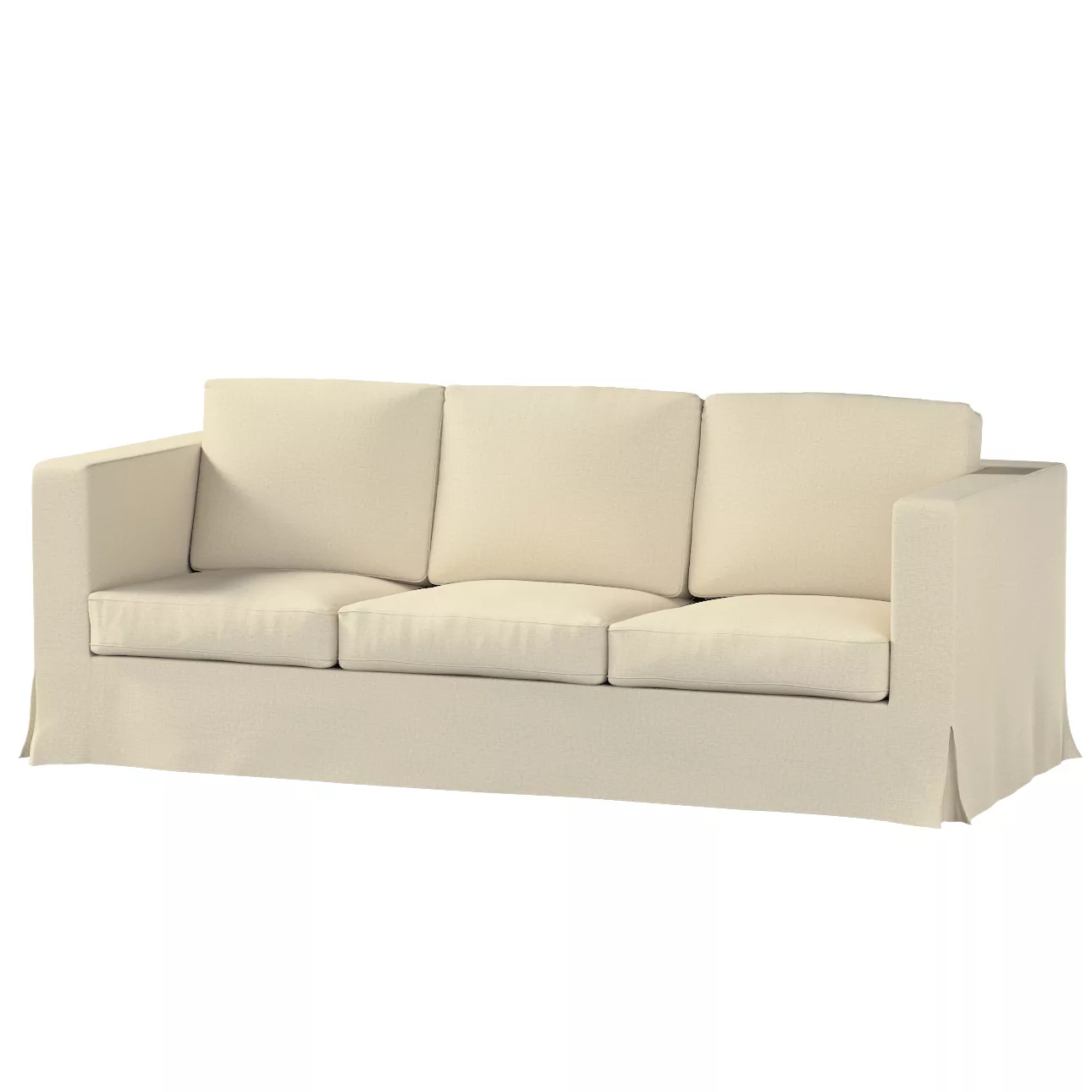 Bezug für Karlanda 3-Sitzer Sofa nicht ausklappbar, lang, ecru, Bezug für S günstig online kaufen
