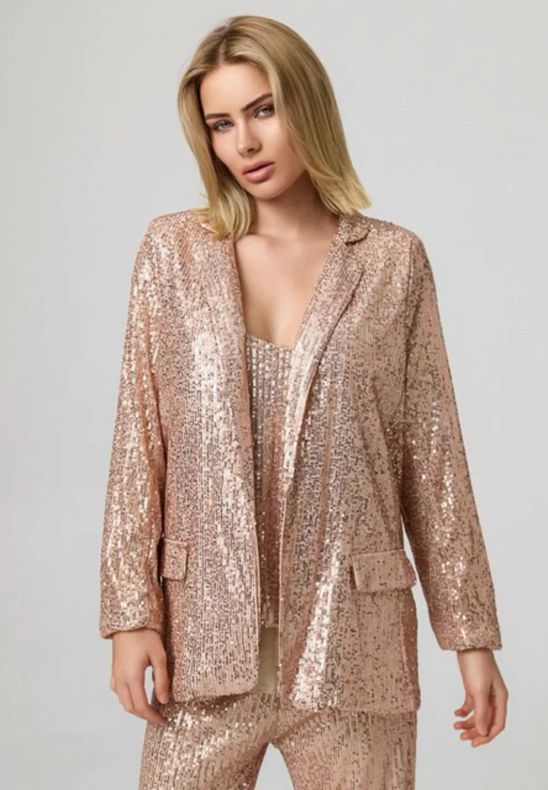 Worldclassca Jackenblazer Worldclassca Pailletten Blazer Glitzer Blouson La günstig online kaufen