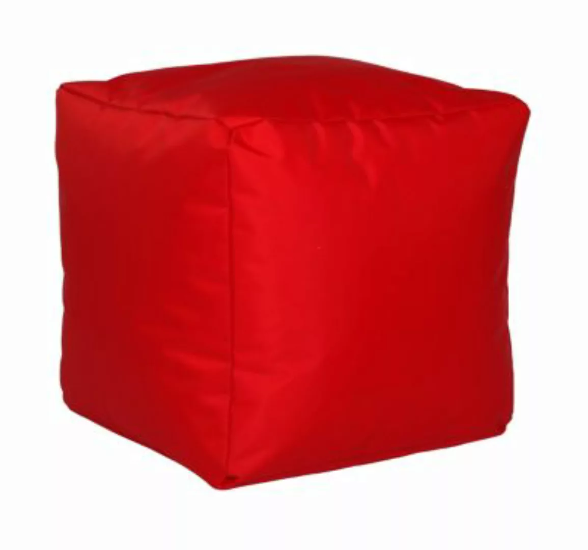 Linke Licardo Sitzwürfel Nylon rot 40/40/40 cm Sitzhocker günstig online kaufen