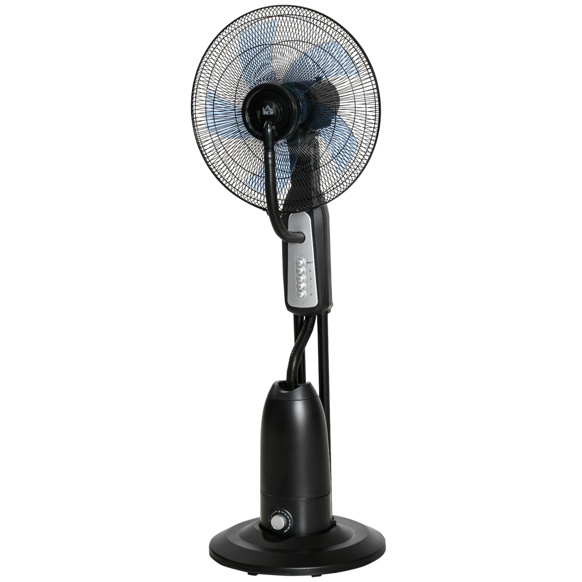 HOMCOM Ventilator mit Wasserkühlung, Standventilator mit Verstellbar Sprühn günstig online kaufen