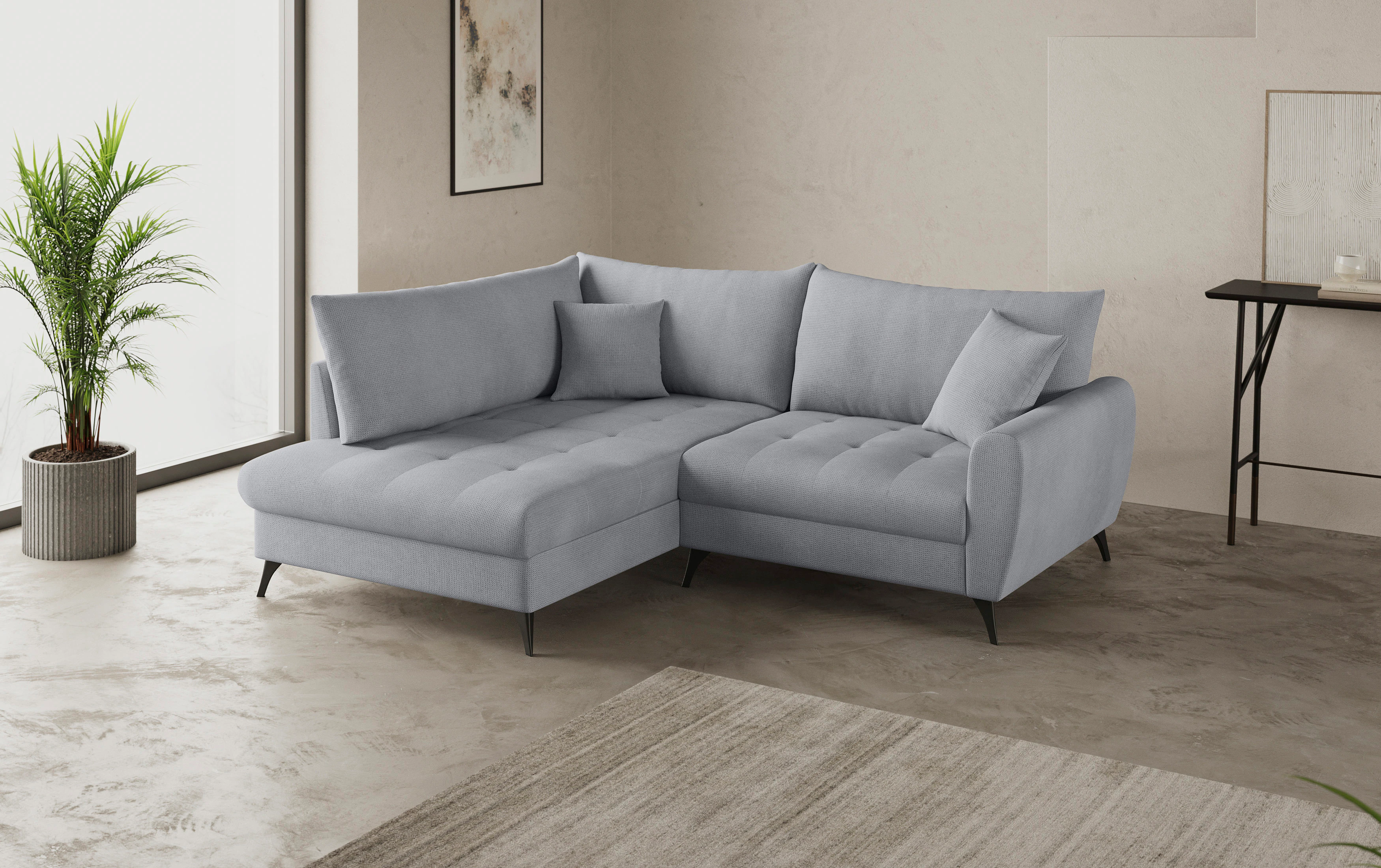 Home affaire Ecksofa "Blackburn II, L-Form", Mit Kaltschaumpolsterung bis 1 günstig online kaufen