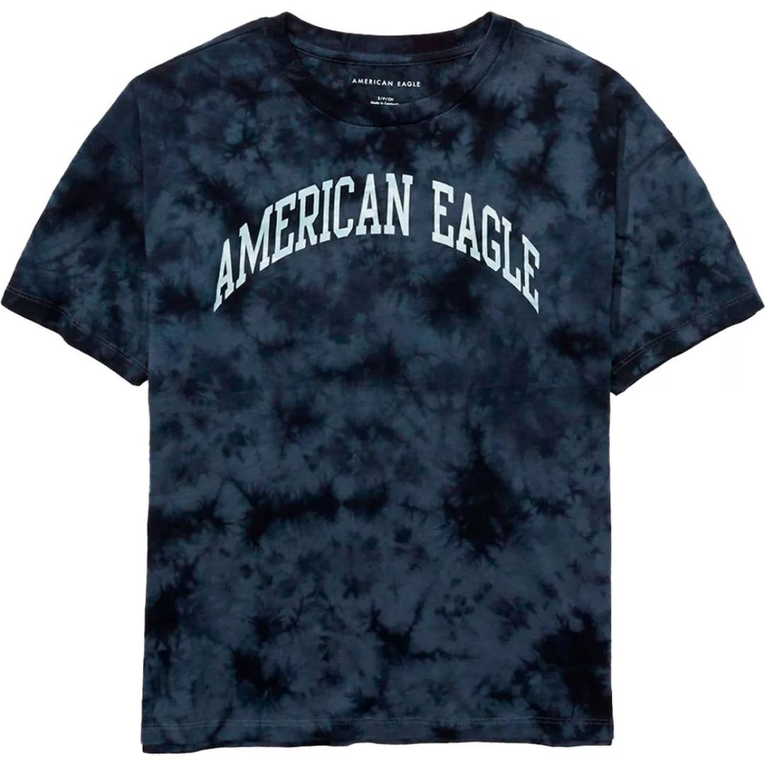American Eagle Tie-dye Graphic Kurzärmeliges T-shirt S Black günstig online kaufen