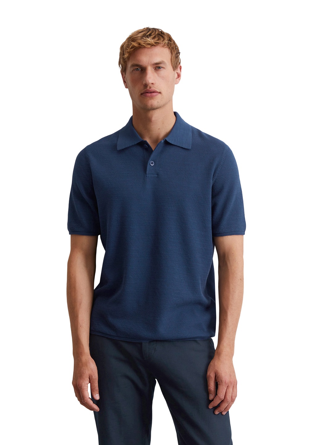 Marc OPolo Kurzarmpullover "aus reiner Bio-Baumwolle" günstig online kaufen