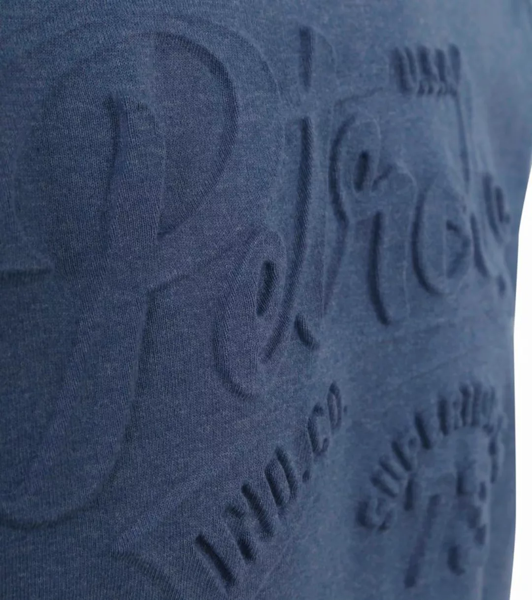 Petrol Pullover Logo Blau - Größe M günstig online kaufen