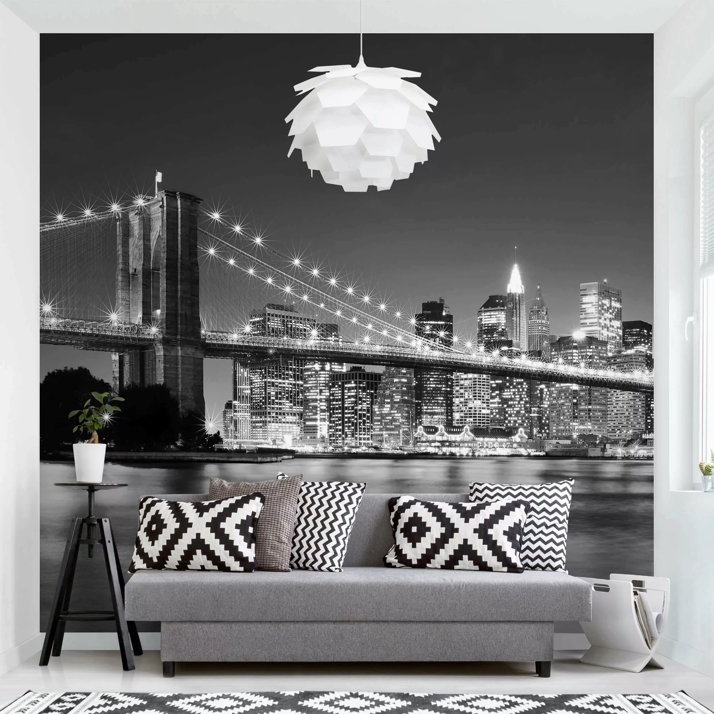 Fototapete Nighttime Manhattan Bridge II günstig online kaufen