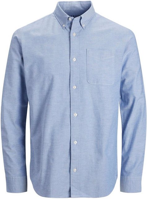 Jack & Jones Langarmhemd BROOK OXFORD mit Button-Down Kragen günstig online kaufen