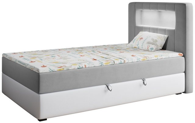 MKS MÖBEL Kinderbett GOLD 1 JUNIOR, Funktionsbett Bett Boxspringbetten für günstig online kaufen