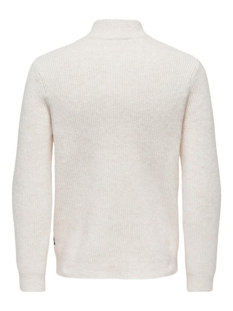 ONLY & SONS Strickpullover Strickpullover Stehkragen Reißverschluss Regular günstig online kaufen