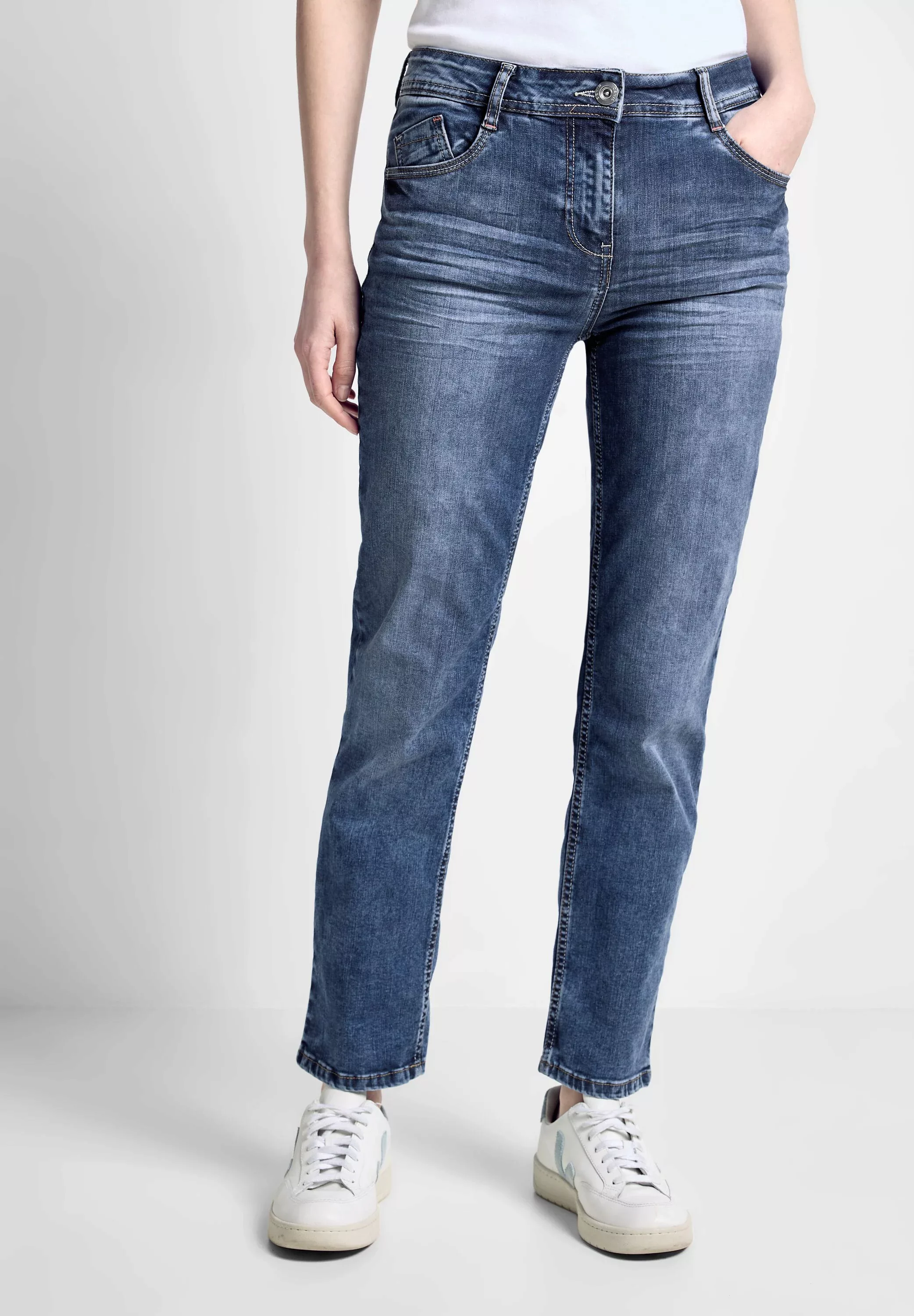 Cecil Slim-fit-Jeans, aus Baumwolle mit Stretchanteil günstig online kaufen